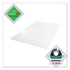 Cleartex Ultimat Polycarbonate Chair Mat For High Pile Carpets, 60 X 48, Clear