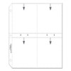 Clear Photo Pages For 8, 3-1/2 X 5 Photos, 3-hole Punched, 11-1/4 X 8-1/8