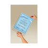 Display Pocket, Removable Interlocking Fasteners, Plastic, 8-1/2 X 11, Clear