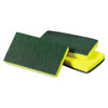 Medium-duty Scrubbing Sponge, 3.6 X 6.1, 0.7" Thick, Yellow/green, 20/carton Medium-duty Scrubbing Sponge, 3.6 X 6.1, 0.7" Thick, Yellow/green, 20/carton