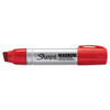 Magnum Permanent Marker, Broad Chisel Tip, Red Magnum Permanent Marker, Broad Chisel Tip, Red