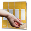 File Pocket Handles, 9.63 X 2, Yellow/white, 4/sheet, 12 Sheets/pack File Pocket Handles, 9.63 X 2, Yellow/white, 4/sheet, 12 Sheets/pack