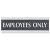 Century Series Office Sign, Employees Must Wash Hands, 9 X 3