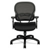 Wave Mesh Mid-back Task Chair, Supports Up To 250 Lb, 18" To 22.25" Seat Height, Black Wave Mesh Mid-back Task Chair, Supports Up To 250 Lb, 18" To 22.25" Seat Height, Black