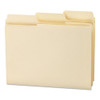 Supertab Reinforced Guide Height Top Tab Folders, 1/3-cut Tabs: Assorted, Letter Size, 0.75" Expansion, Manila, 100/box