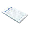 Guest Check Book, Two-part Carbonless, 3.6 X 6.7, 1/page, 50/book, 50 Books/carton Guest Check Book, Two-part Carbonless, 3.6 X 6.7, 1/page, 50/book, 50 Books/carton