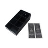 Condiment Caddy, 8.75w X 16d X 5.25h, Black Condiment Caddy, 8.75w X 16d X 5.25h, Black