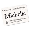Ecofriendly Adhesive Name Badge Labels, 3.38 X 2.33, White, 80/pack Ecofriendly Adhesive Name Badge Labels, 3.38 X 2.33, White, 80/pack