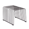 Wire Desktop Organizer, 11 Sections, Letter To Legal Size Files, 9" X 11.38" X 8", Black