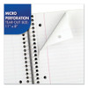 Spiral Notebook, 3-hole Punched, 1 Subject, Medium/college Rule, Randomly Assorted Covers, 11 X 8, 100 Sheets