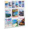 Reveal Clear Literature Displays, 24 Compartments, 30w X 2d X 41h, Clear