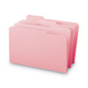 Reinforced Top Tab Colored File Folders, 1/3-cut Tabs: Assorted, Legal Size, 0.75" Expansion, Pink, 100/box Reinforced Top Tab Colored File Folders, 1/3-cut Tabs: Assorted, Legal Size, 0.75" Expansion, Pink, 100/box