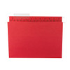 Tuff Hanging Folders With Easy Slide Tab, Letter Size, 1/3-cut Tab, Red, 18/box