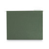 Hanging Folders, Letter Size, 1/5-cut Tab, Standard Green, 25/box