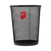 Mesh Wastebasket, 18 Qt, Black