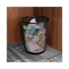 Mesh Wastebasket, 18 Qt, Black