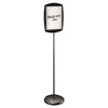 Floor Stand Sign Holder, Rectangle, 15x11 Sign, 66"h, Black Frame Floor Stand Sign Holder, Rectangle, 15x11 Sign, 66"h, Black Frame