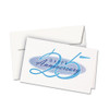 Half-fold Greeting Cards With Envelopes, Inkjet, 65 Lb, 5.5 X 8.5, Textured Uncoated White, 1 Card/sheet, 30 Sheets/box Half-fold Greeting Cards With Envelopes, Inkjet, 65 Lb, 5.5 X 8.5, Textured Uncoated White, 1 Card/sheet, 30 Sheets/box