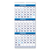 Recycled Three-month Format Wall Calendar, Vertical Orientation, 8 X 17, White Sheets, 14-month: Dec 2025 To Jan 2027 Recycled Three-month Format Wall Calendar, Vertical Orientation, 8 X 17, White Sheets, 14-month: Dec 2025 To Jan 2027