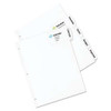 Big Tab Printable Large White Label Tab Dividers, 5-tab, Letter, 20 Per Pack Big Tab Printable Large White Label Tab Dividers, 5-tab, Letter, 20 Per Pack