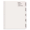 Big Tab Printable Large White Label Tab Dividers, 5-tab, Letter, 20 Per Pack Big Tab Printable Large White Label Tab Dividers, 5-tab, Letter, 20 Per Pack