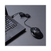 Full-size Wired Optical Mouse, Usb 2.0, Right Hand Use, Black Full-size Wired Optical Mouse, Usb 2.0, Right Hand Use, Black