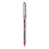 Vision Roller Ball Pen, Stick, Fine 0.7 Mm, Red Ink, Gray/red Barrel, Dozen