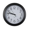 Whisper Quiet Clock, 12" Overall Diameter, Black Case, 1 Aa (sold Separately) Whisper Quiet Clock, 12" Overall Diameter, Black Case, 1 Aa (sold Separately)