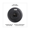 Whisper Quiet Clock, 12" Overall Diameter, Black Case, 1 Aa (sold Separately) Whisper Quiet Clock, 12" Overall Diameter, Black Case, 1 Aa (sold Separately)