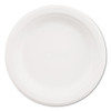 Paper Dinnerware, 3-compartment Plate, 10.25" Dia, White, 500/carton