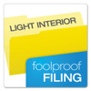 Colored File Folders, 1/3-cut Tabs: Assorted, Legal Size, Yellow/light Yellow, 100/box Colored File Folders, 1/3-cut Tabs: Assorted, Legal Size, Yellow/light Yellow, 100/box