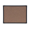 Tech Cork Board, 24 X 18, Cork, Black Frame