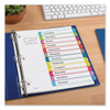 Customizable Toc Ready Index Multicolor Dividers, 1-12, Letter Customizable Toc Ready Index Multicolor Dividers, 1-12, Letter