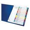 Customizable Toc Ready Index Multicolor Dividers, 1-12, Letter Customizable Toc Ready Index Multicolor Dividers, 1-12, Letter