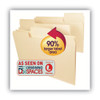 Supertab Top Tab File Folders, 1/3-cut Tabs: Assorted, Legal Size, 0.75" Expansion, 14-pt Manila, 50/box
