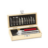 Knife Set, 3 Knives, 10 Blades, Carrying Case Knife Set, 3 Knives, 10 Blades, Carrying Case