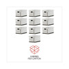 Basic-duty Economy Record Storage Boxes, Letter/legal Files, 12" X 15" X 10", White, 10/carton