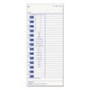 Time Clock Cards, Replacement For 1900l, One Side, 3.5 X 9, 500/box Time Clock Cards, Replacement For 1900l, One Side, 3.5 X 9, 500/box