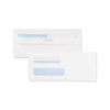 Double Window Redi-seal Security-tinted Envelope, #9, Commercial Flap, Redi-seal Closure, 3.88 X 8.88, White, 250/carton Double Window Redi-seal Security-tinted Envelope, #9, Commercial Flap, Redi-seal Closure, 3.88 X 8.88, White, 250/carton