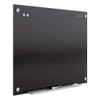 Infinity Black Glass Magnetic Marker Board, 48 X 36 Infinity Black Glass Magnetic Marker Board, 48 X 36