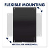 Infinity Black Glass Magnetic Marker Board, 48 X 36 Infinity Black Glass Magnetic Marker Board, 48 X 36
