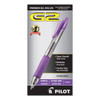 G2 Premium Gel Pen, Retractable, Extra-fine 0.5 Mm, Purple Ink, Smoke Barrel, Dozen G2 Premium Gel Pen, Retractable, Extra-fine 0.5 Mm, Purple Ink, Smoke Barrel, Dozen
