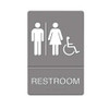 Ada Sign, Women Restroom Wheelchair Accessible Symbol, Molded Plastic, 6 X 9 Ada Sign, Women Restroom Wheelchair Accessible Symbol, Molded Plastic, 6 X 9