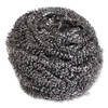 Stainless Steel Scrubber, Large Size, 2.5 X 2.75, Steel Gray, 12/carton Stainless Steel Scrubber, Large Size, 2.5 X 2.75, Steel Gray, 12/carton