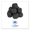 Stainless Steel Scrubber, Large Size, 2.5 X 2.75, Steel Gray, 12/carton Stainless Steel Scrubber, Large Size, 2.5 X 2.75, Steel Gray, 12/carton