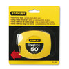 Long Tape Measure, 1/8" Graduations, 100ft, Yellow Long Tape Measure, 1/8" Graduations, 100ft, Yellow