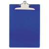 Recycled Plastic Clipboard With Ruler Edge, 1" Clip Capacity, Holds 8.5 X 11 Sheets, Pink