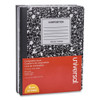 Composition Book, Wide/legal Rule, Black Marble Cover, 9.75 X 7.5, 100 Sheets, 6/pack