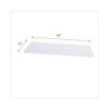 Shelf Liners For Wire Shelving, Clear Plastic, 48w X 18d, 4/pack Shelf Liners For Wire Shelving, Clear Plastic, 48w X 18d, 4/pack