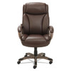 Alera Veon Series Executive High-back Bonded Leather Chair, Supports Up To 275 Lb, Brown Seat/back, Bronze Base Alera Veon Series Executive High-back Bonded Leather Chair, Supports Up To 275 Lb, Brown Seat/back, Bronze Base